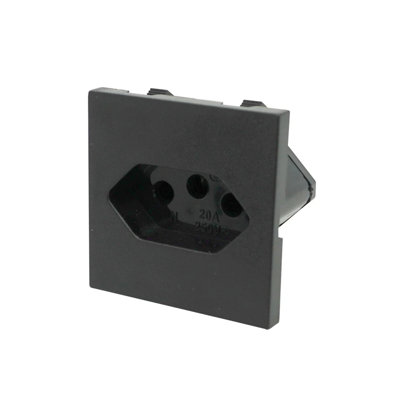 Enchufe de Pared 20A 250V Negro – Superior Certificación Suiza - imagen 2