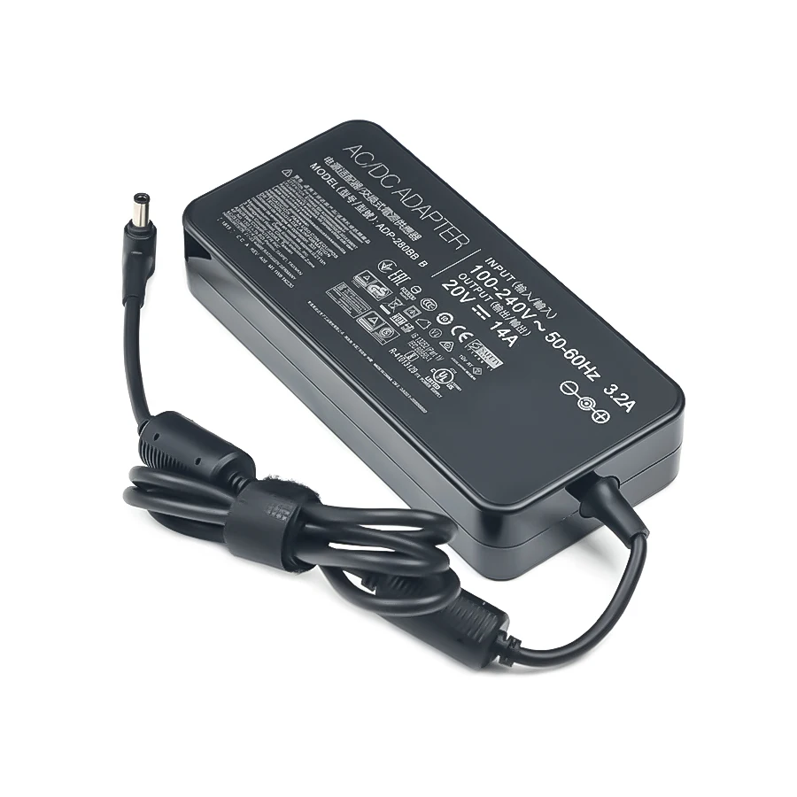 20V 14A 280W 6,0*3,7 MM cargador ADP-280BB B adaptador de ordenador portátil para ASUS PG35V ROG GX551QS GX551QR GX703HS GX703HR GX703HM G732LWS - imagen 3