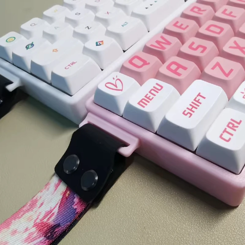 Kit de teclado 40%, teclado mecánico inalámbrico modificado/doble modo intercambiable en caliente RGB 40% diseño Ultracompacto impreso en 3D - imagen 5