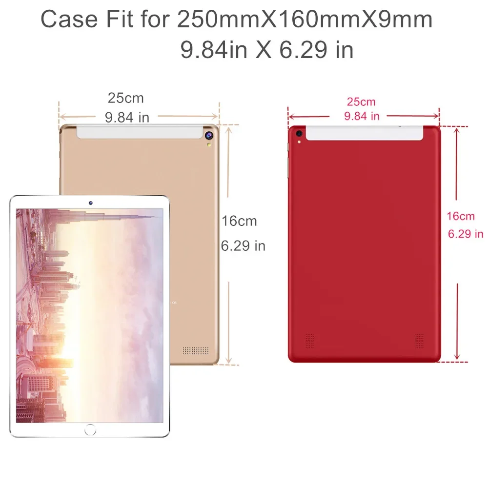 Funda de silicona suave de 10,1 pulgadas para tableta PC de 10,1 pulgadas 3G/4G Android Tablet PC funda a prueba de golpes - imagen 5