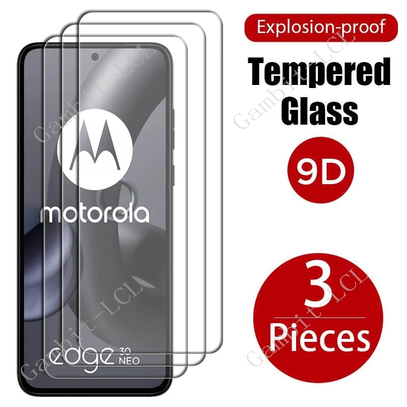 Protector de pantalla de vidrio templado para móvil, película protectora de pantalla de 6,28 pulgadas para Motorola Edge 30 Neo, Edge30Neo Edge30 30Neo XT2245-1, 3 uds.