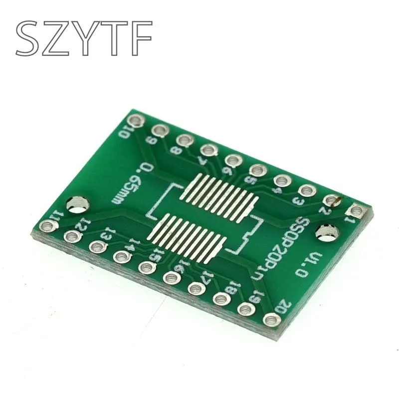 Placa adaptadora para bolsa SOP20 SSOP20 TSSOP20 SMD turn DIP 0,65/1,27mm, 20 unids/lote - imagen 5