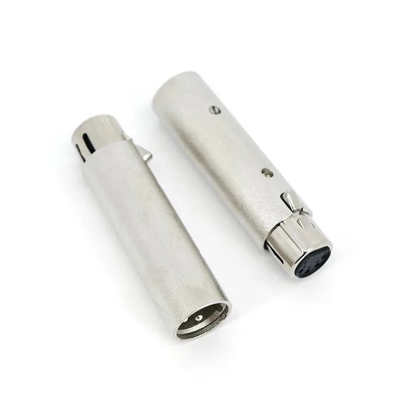 Convertidor de 3 pines XLR a 5 pines para DMX, convertidor con carcasa metálica, adaptador de iluminación de Audio A7, 1 Uds. - imagen 5