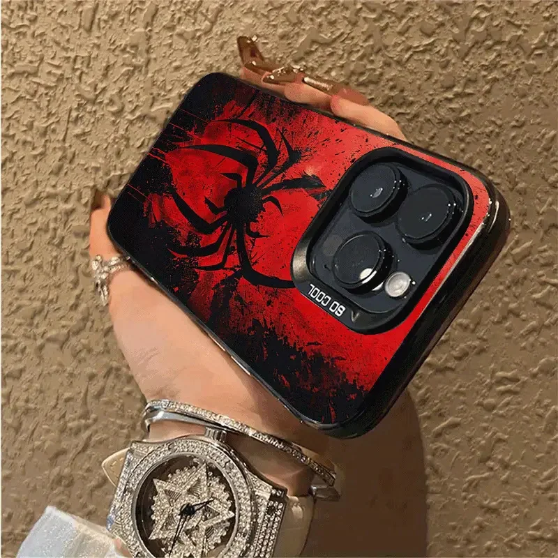 Funda con estampado de araña para Xiaomi 14T 13T 12T Pro Mi 11 15 14 12 13 11 Lite Poco F7 X6 X5 F5 F6 M6 Pro cubierta de parachoques a prueba de golpes - imagen 4