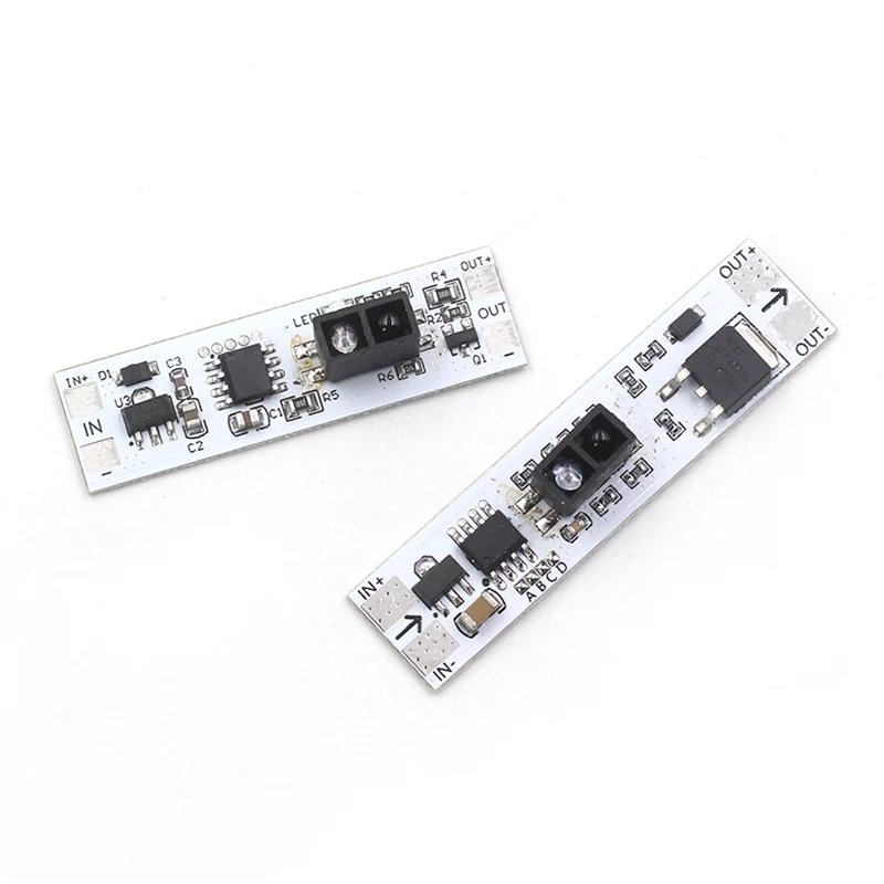 Módulo de interruptor con sensor de barrido manual y onda, adecuado para armario interior de 5V-12V-24V 72W, luz LED para zapatero - imagen 5