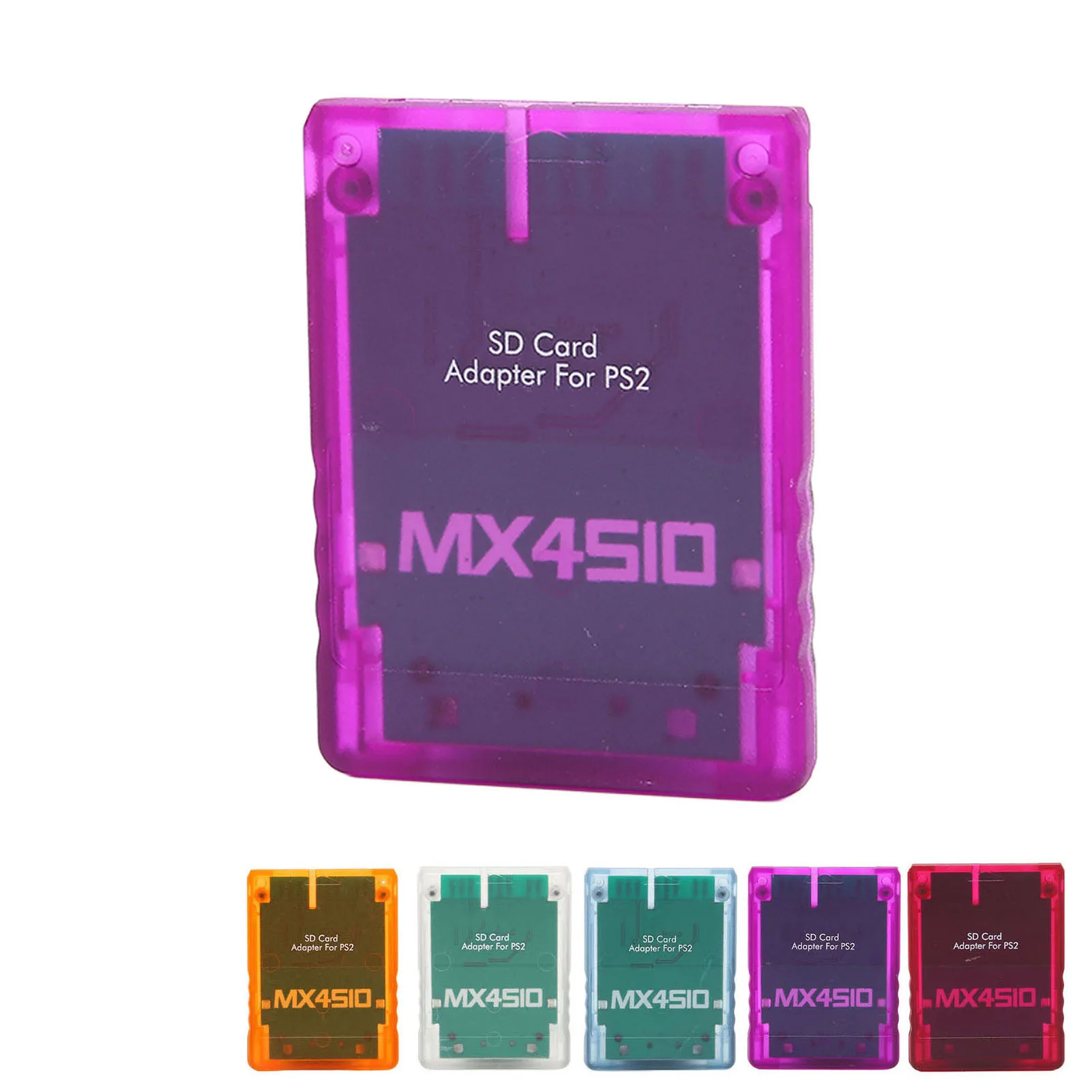 Adaptador de tarjeta de almacenamiento transparente Plug and Play consola de juegos profesional lector de tarjetas de memoria para Sony PS2 adaptador de tarjeta de almacenamiento - imagen 4