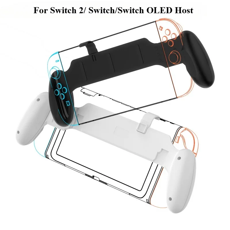 Soporte portátil para consola Nintendo Switch 2, mango antideslizante Simple, cubierta protectora de agarre integrada para interruptor/interruptor OLED