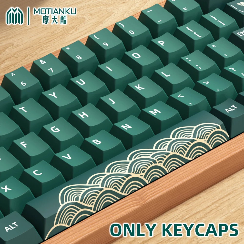 Teclas con temática Original de Animal Forest, teclas personalizadas con perfil de cereza para Teclado mecánico con teclas 7U e ISO - imagen 4