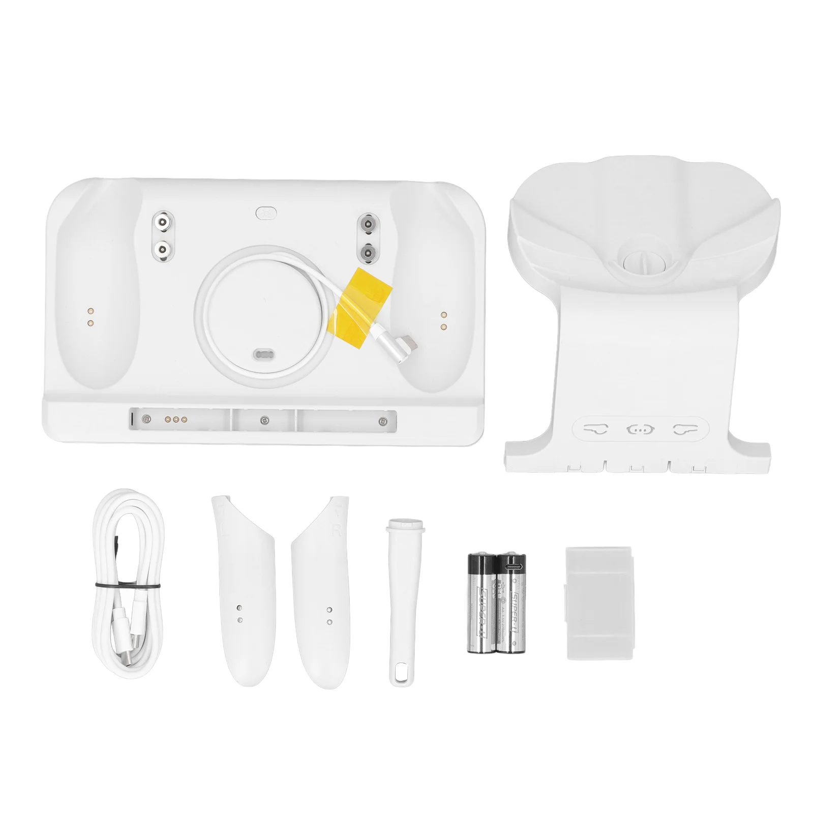 Base de carga para controlador de auriculares VR, soporte de carga para controlador VR, 2 baterías recargables, luz RGB, ahorro de espacio para dispositivo VR - imagen 5