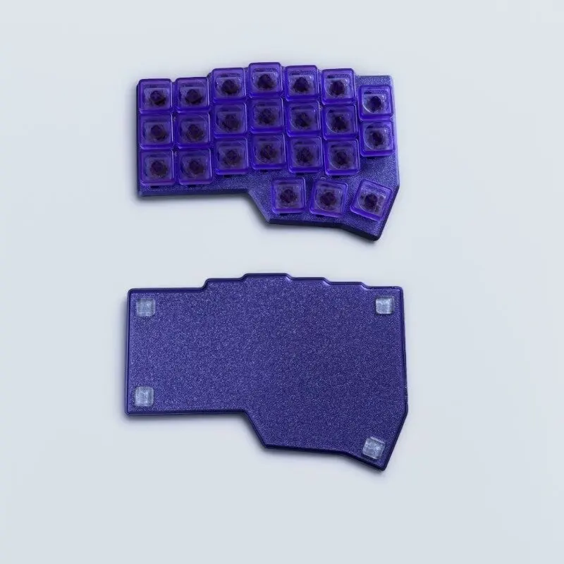 Teclado dividido con cable Corne Choc, teclado dividido personalizado RGB de intercambio en caliente ergonómico de modo único para teclado VIAL izquierdo y derecho - imagen 5