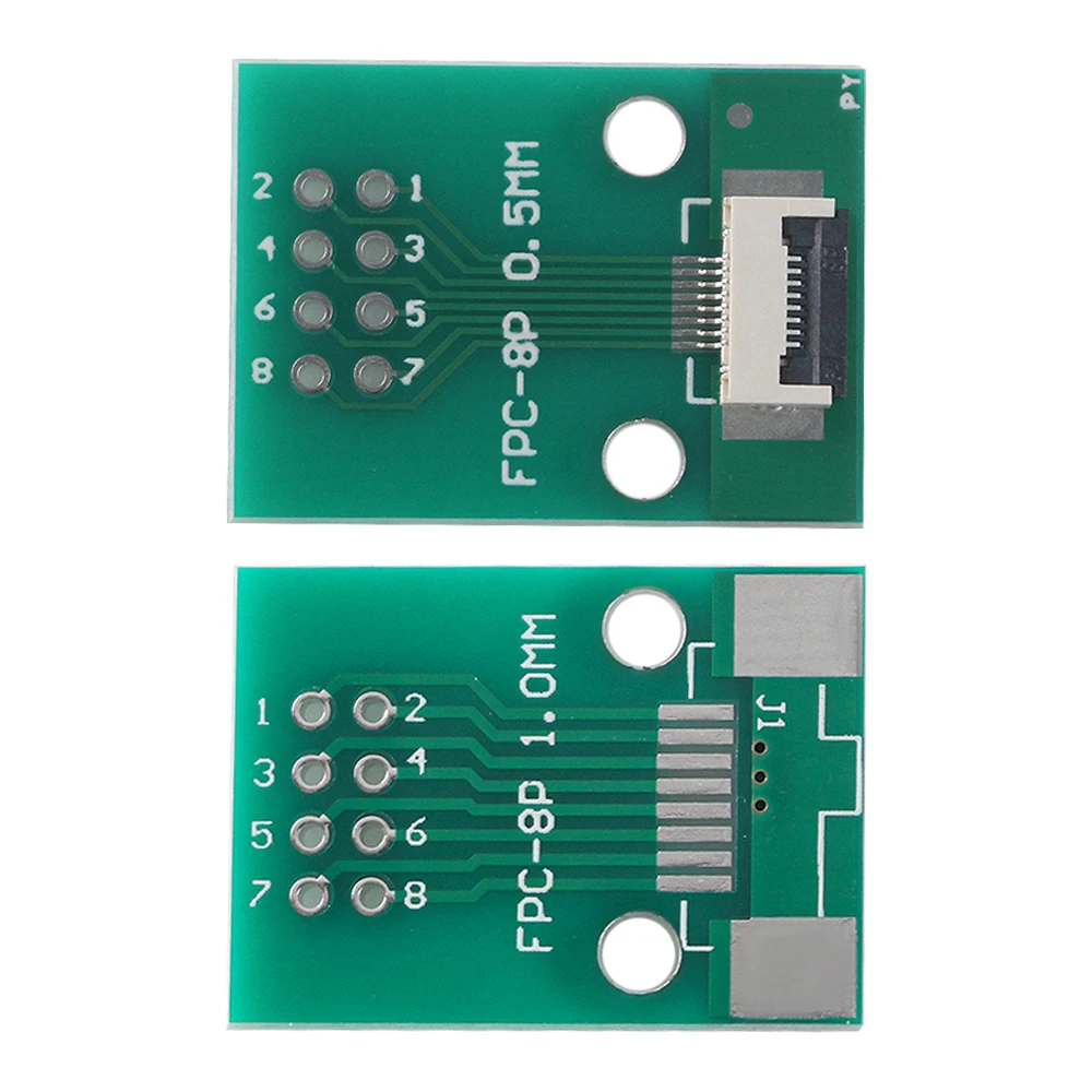 5 uds FPC FFC Cable plano Flexible adaptador de placa soldada placa PCB conector de paso de 0,5mm SMT a agujero de 2,54mm 6P/8P/10P/12P/20P - imagen 3