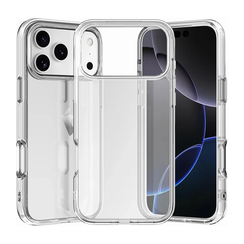 Funda transparente de silicona para iPhone 17, carcasa de aire, funda suave transparente de TPU para iPhone 17 Pro Max, funda ultrafina antihuellas - imagen 2