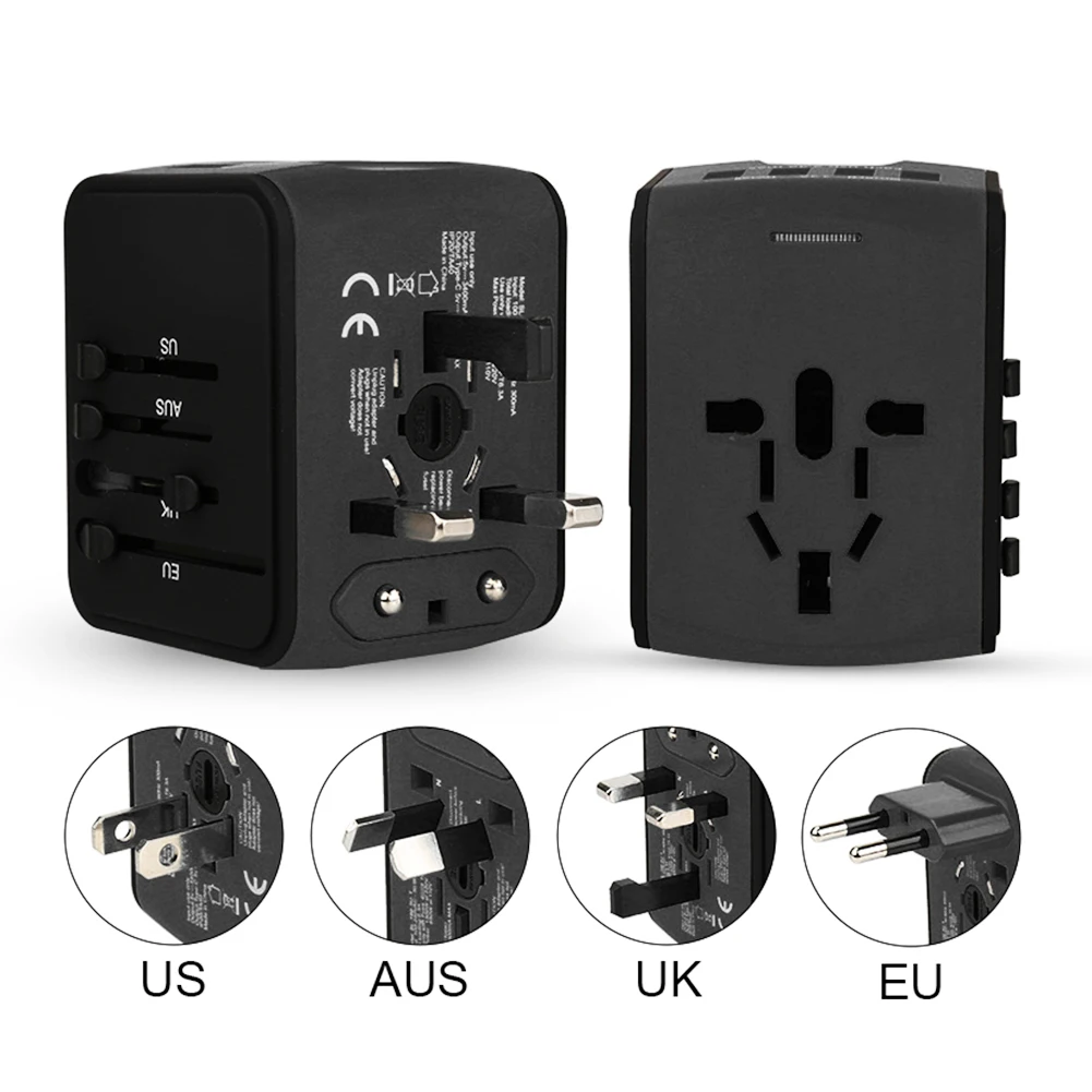 Adaptador de corriente de CA de pared de 4 puertos, 5V CC, USB A, adaptador de corriente de pared Universal, consola de juegos multifuncional para teléfono móvil para Switch iPad - imagen 5