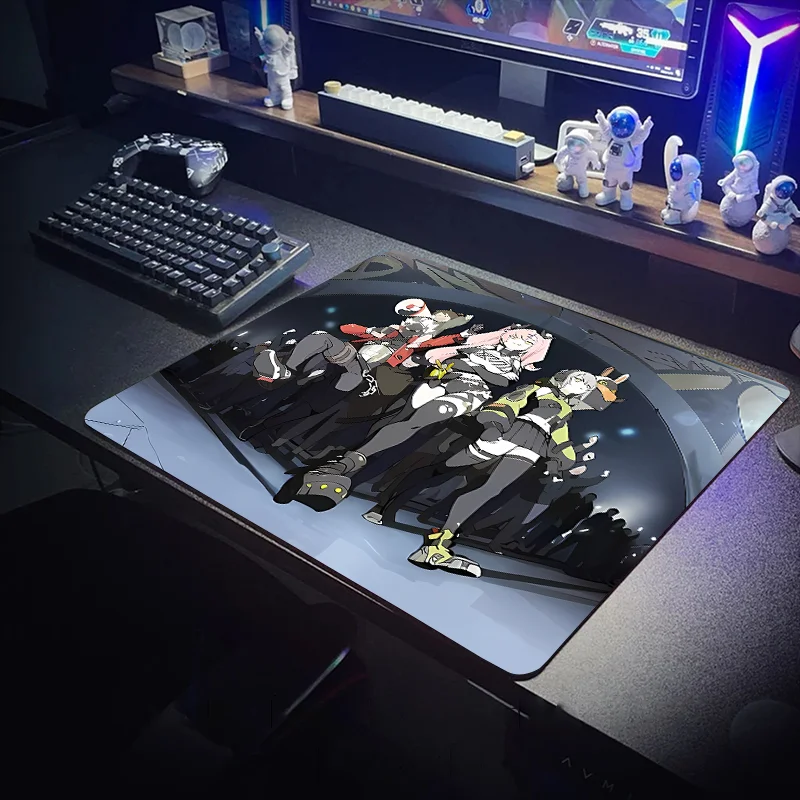 Zenlesszezero-alfombrilla de ratón grande de goma natural, alfombrilla de ratón de escritorio para juegos, impermeable y fácil de limpiar, alfombrilla de mesa para ordenador portátil