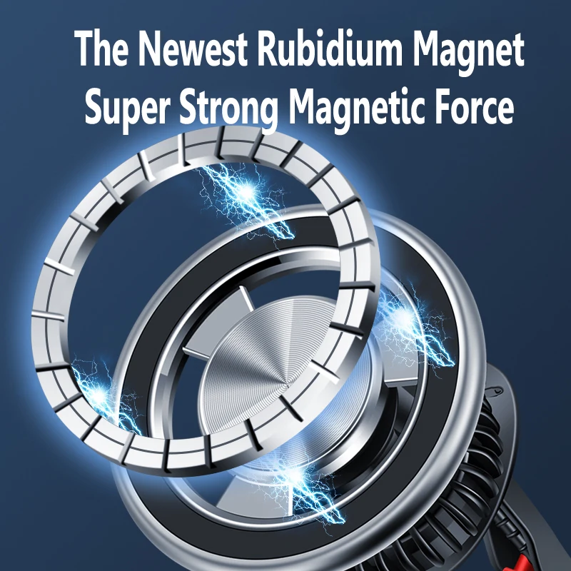 Soporte magnético para teléfono móvil de coche, soporte magnético para GPS, Macsafe, iPhone 15, 14, 13, 12, Samsung, Xiaomi - imagen 5