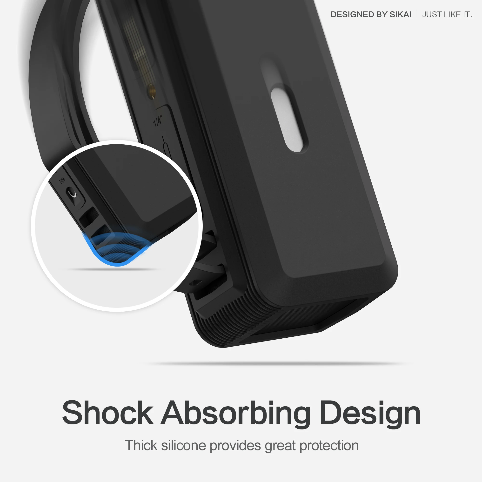 Funda de silicona para Anker 737 Power Bank PD240W Cable de carga para 140W 24000mAh PowerCore SD/TF funda protectora de almacenamiento de tarjetas - imagen 4