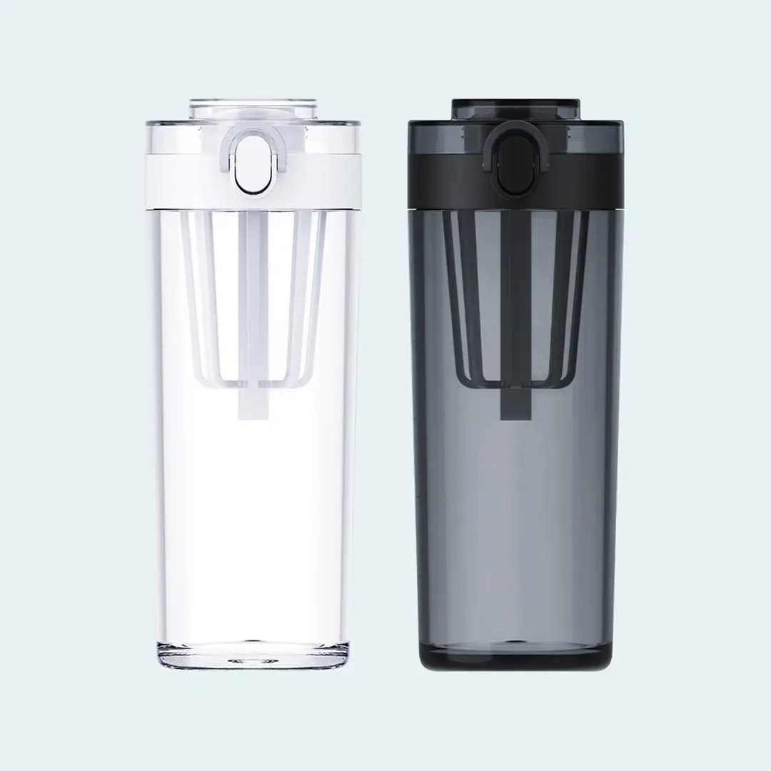 Xiaomi Mijia-botella de agua Tritan de 500ml, taza de agua portátil a prueba de fugas para Fitness, botella agitadora deportiva para viajes al aire libre de gran capacidad - imagen 3