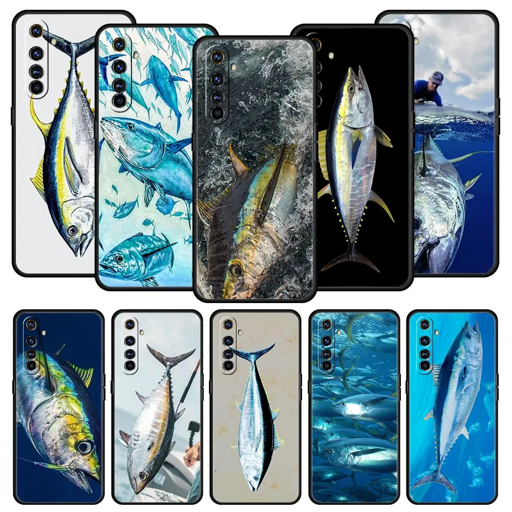 Funda de teléfono Bluefin Tuna para Realme 12 11 10 9 8 5G 7 6 GT5 GT3 GT2 Pro Plus C21 C11 C25 C35 para Realme GT Neo 2 3 3T 5