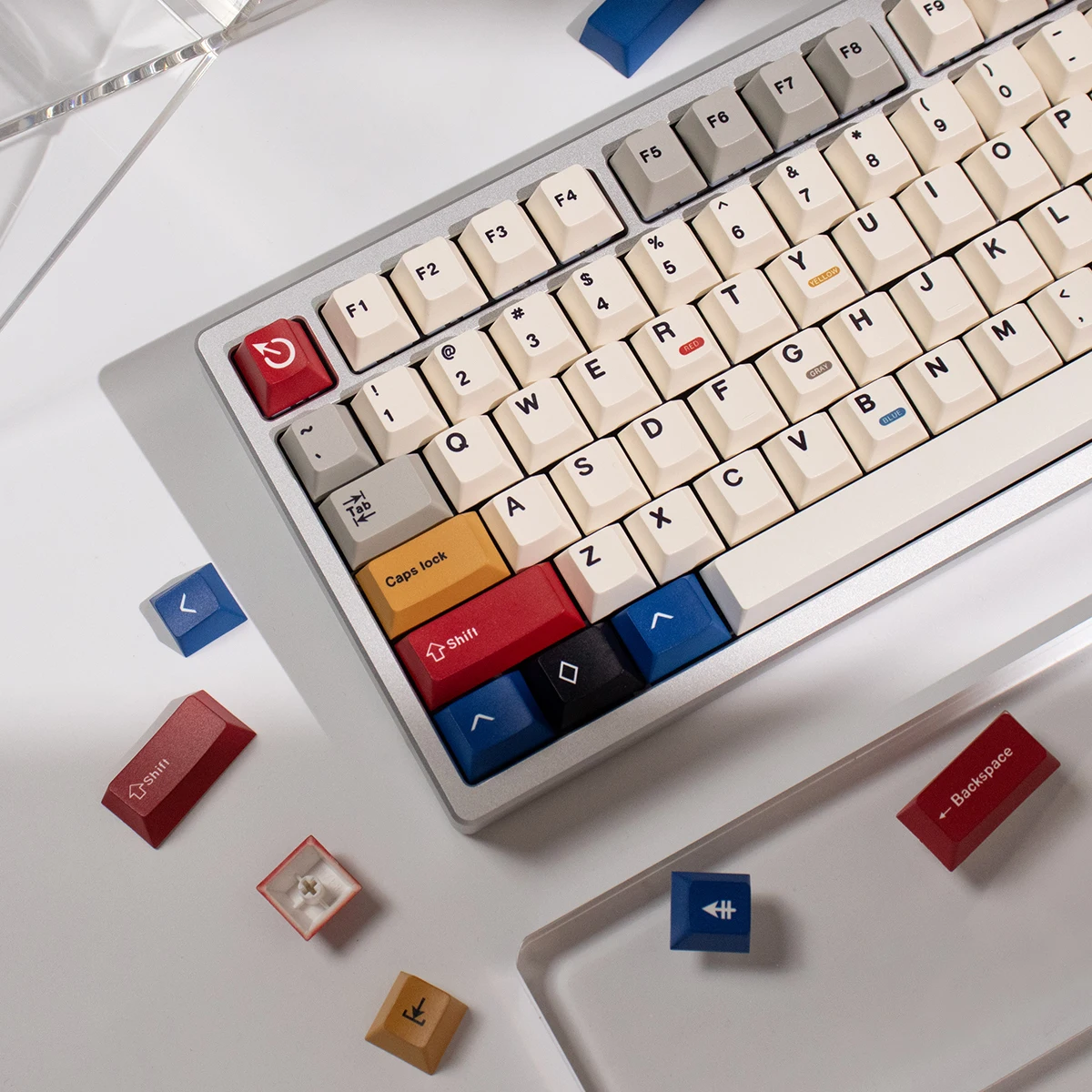 Teclas Dye Sub PBT, teclas personalizadas de cereza para teclado mecánico, accesorios para teclados - imagen 3