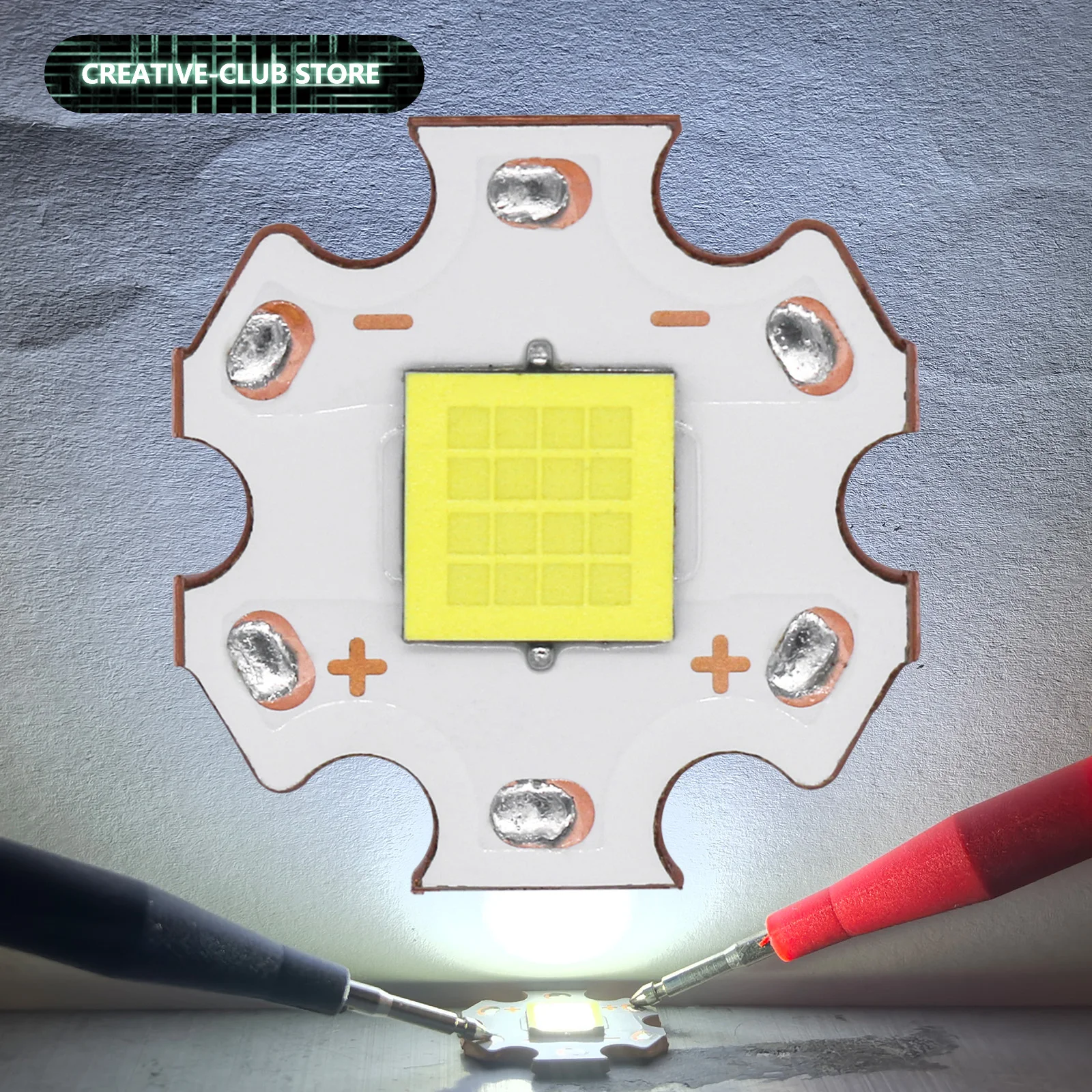 Luces LED de alta potencia para bicicleta, 30W, 36W, 40W, 45W, 54W, 60W, diodos de Chip, piezas de linternas de resaltado de DC9-10V, accesorios de coche - imagen 2