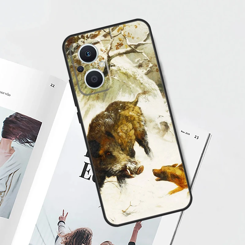 Funda de jabalí para OPPO Find X5 X6 X8 X9 Pro OPPO Reno 8T 7 8 Lite 13F 14F 11F 12 F 10 13 14 Pro - imagen 4