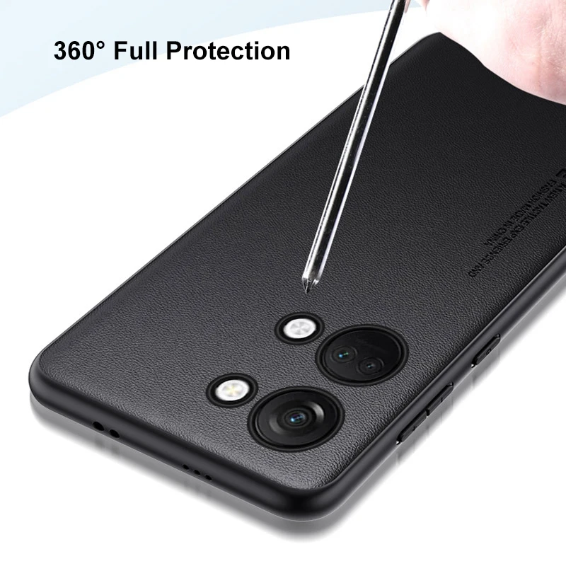 Funda de cuero PU de lujo para OnePlus Nord 3 5G, funda trasera de silicona con protección completa para teléfono OnePlus Ace 2V One Plus Nord3 - imagen 5