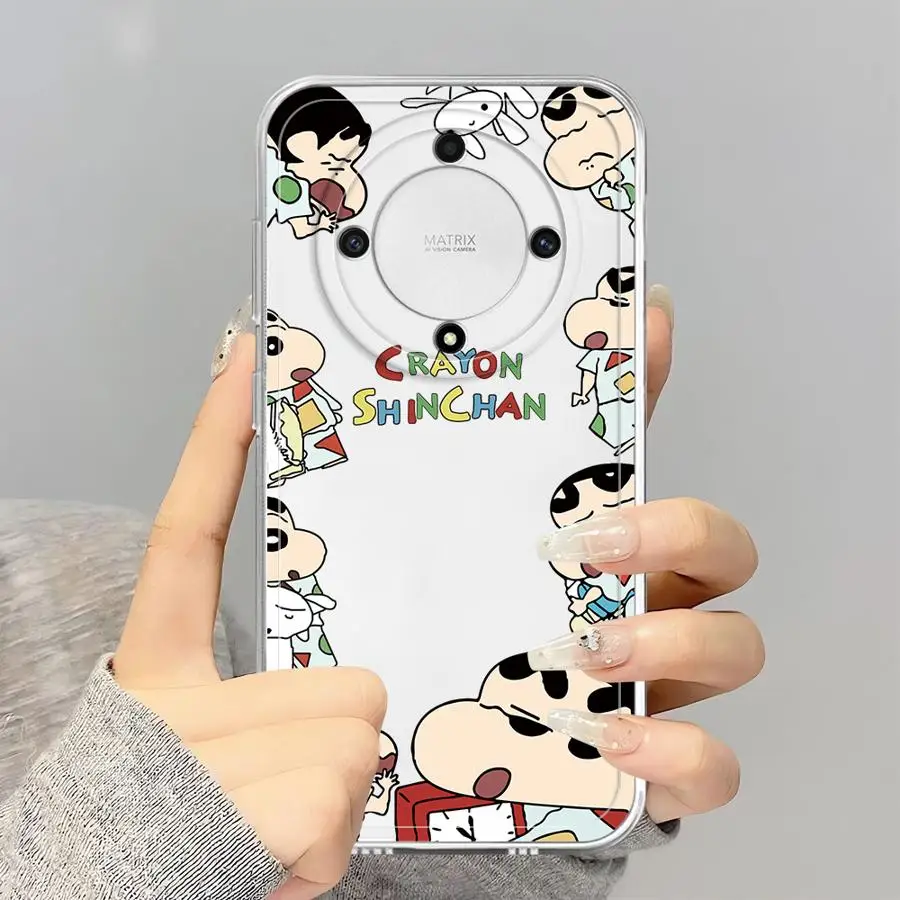 Funda de teléfono suave para Honor X8b X9b 90 Lite X9a X7b X8a X8, dibujos animados, crayones, Shinchan - imagen 3