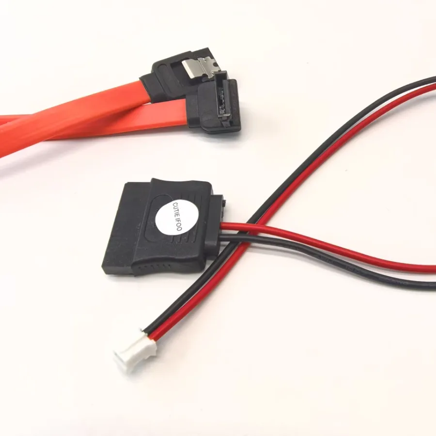 Cable de alimentación de datos PH2.0 de 2 pines a SATA, 90 grados, 22 pines, 7 + 15, para placa base de ordenador ITX, disco duro óptico SSD - imagen 5