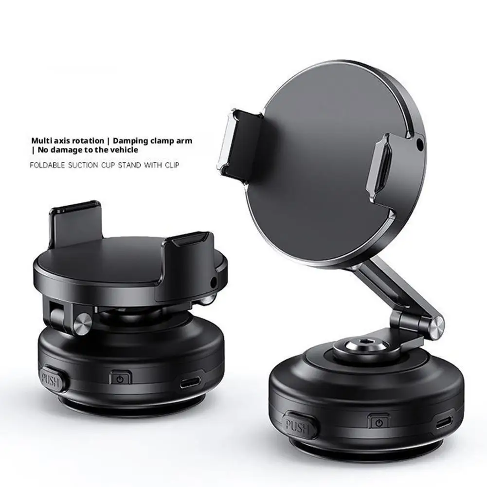 Ventosa eléctrica, soporte magnético para teléfono móvil, adsorción al vacío, navegación para coche, ventosa multifuncional para salpicadero