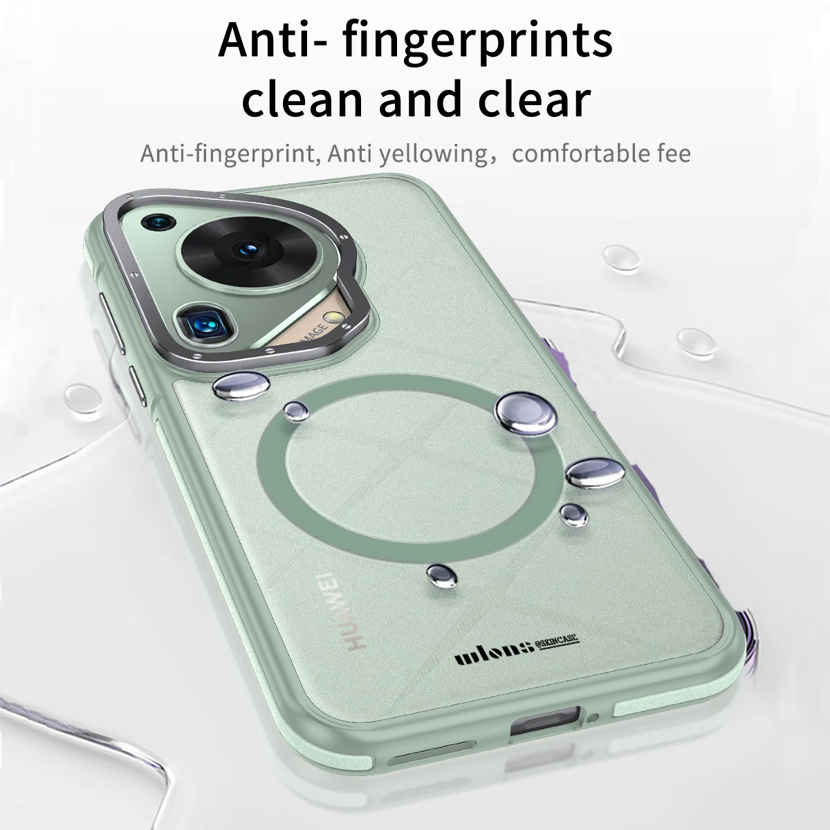 Funda Original a prueba de golpes con sensación de piel para Huawei Pura 70 Ultra Plus Pura70 Pro + Magsafe, funda trasera de teléfono híbrido - imagen 4