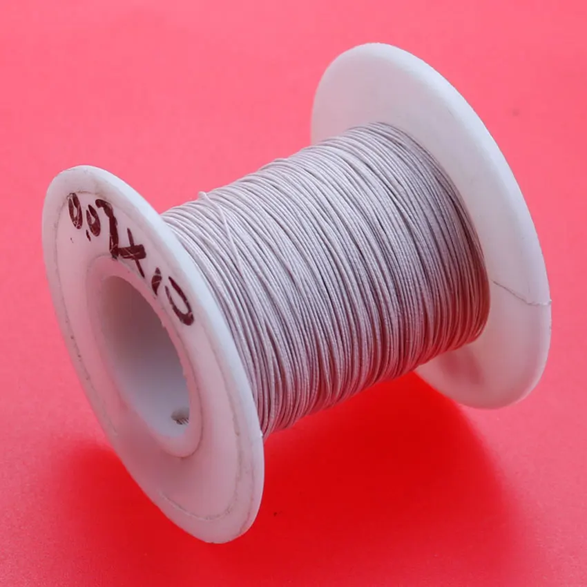 0,07x100 0,07x147 0,07x270 hebras Litz alambre de cobre antena de mina multi núcleo trenzado de hilo de seda de poliéster Cable trenzado 0,07mm - imagen 4