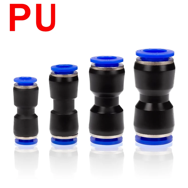 5 uds accesorios neumáticos conector rápido conectores de tubo de aire plástico PU PY 4mm 6mm 8mm 10mm 12mm accesorio de manguera de aire - imagen 5