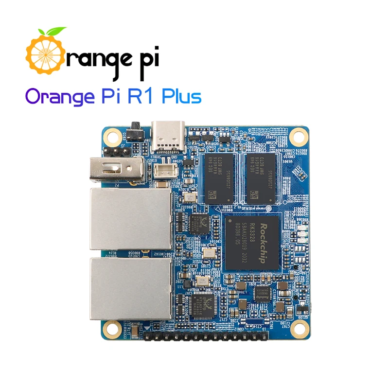 NUEVO Orange Pi R1 Plus, enrutador de viaje portátil SBC OpenWRT con doble GbE, 1GB Rockchip RK3328, compatible con sistema operativo Android 9/Ubuntu/Debian - imagen 3