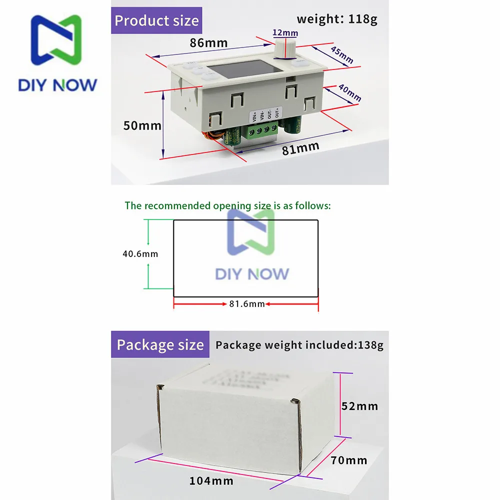 Módulo Buck-Boost ajustable CC Sk60X Sk120X Sk120 fuente de alimentación de laboratorio módulo de carga Solar de corriente de voltaje constante - imagen 4