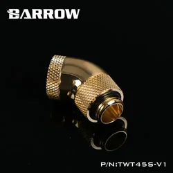 Barrow Conector Giratorio G1/4 para Refrigeración Líquida 45/90