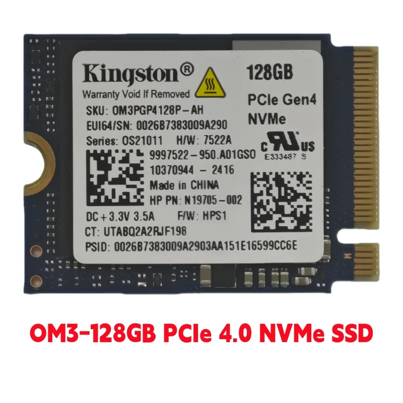 Kingston OM3 128GB PCIe 4.0 y OM3 256GB PCIe 3.0 Gaming M.2 2230 NVMe SSD interno - Compatible con Stream Deck, computadora portátil y escritorio - imagen 3