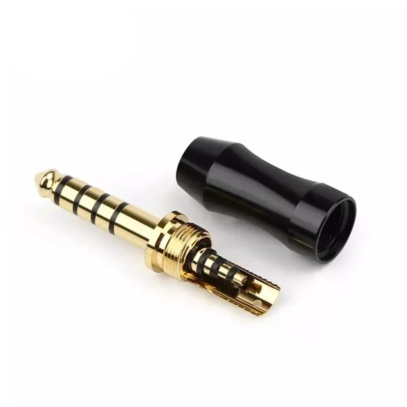 Conector de Audio totalmente equilibrado de 4,4mm, 5 polos, electrónica de consumo, enchufe para auriculares, Terminal de altavoz, Cable para auriculares DIY - imagen 4