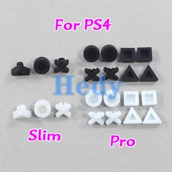 Sony PS4 Pro Almohadillas Pies Silicona Negras Antideslizantes
