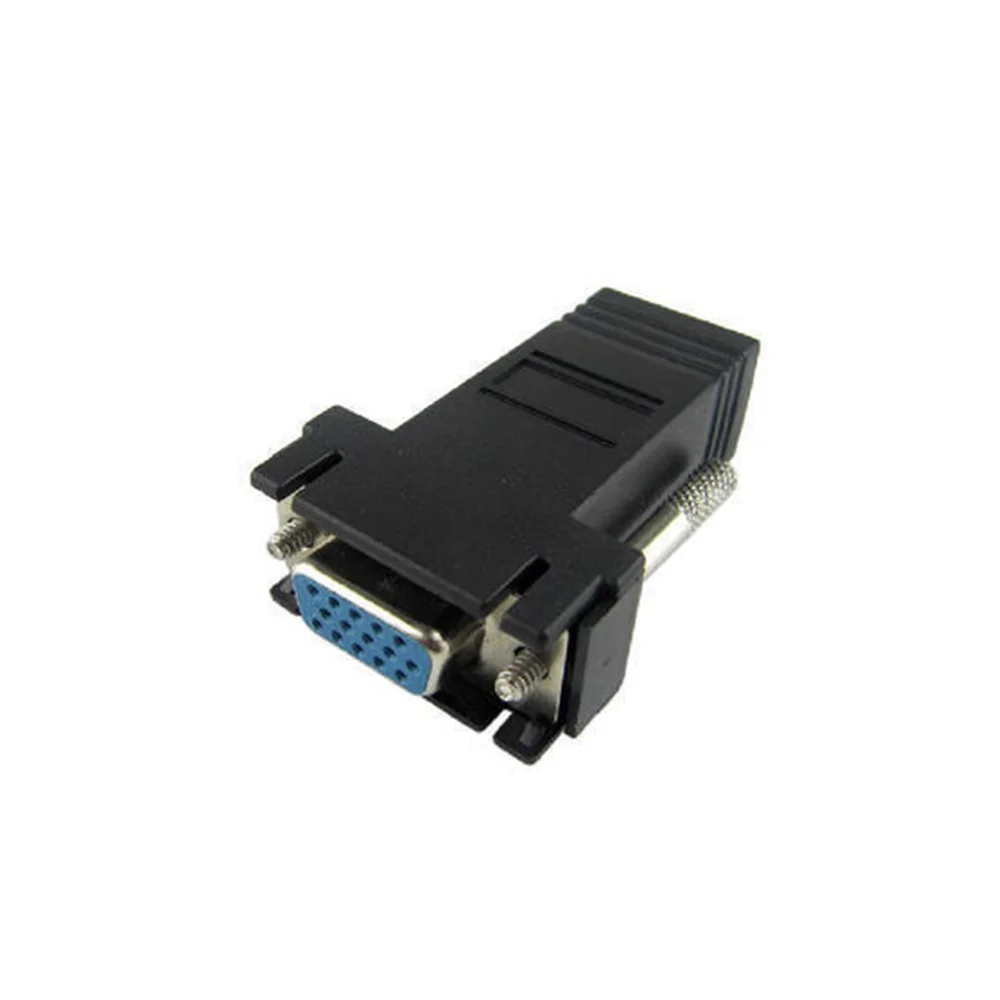 Adaptador Vga a RG45, puerto serie a adaptador RJ45, transmite señal VGA, puerto serie, señal a través del cable de red - imagen 5