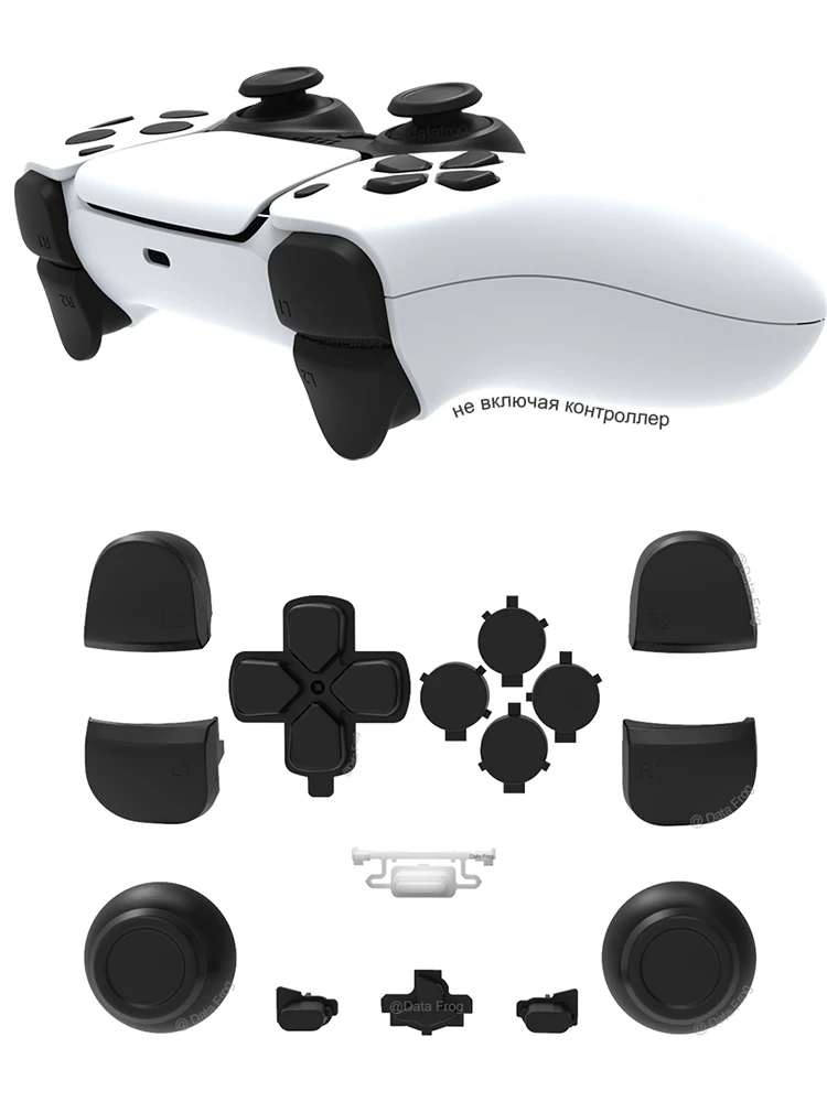 Botones de repuesto para controlador PS5, kits de reparación de botones de bala de agarre analógico para accesorios de controlador PS5 - imagen 2