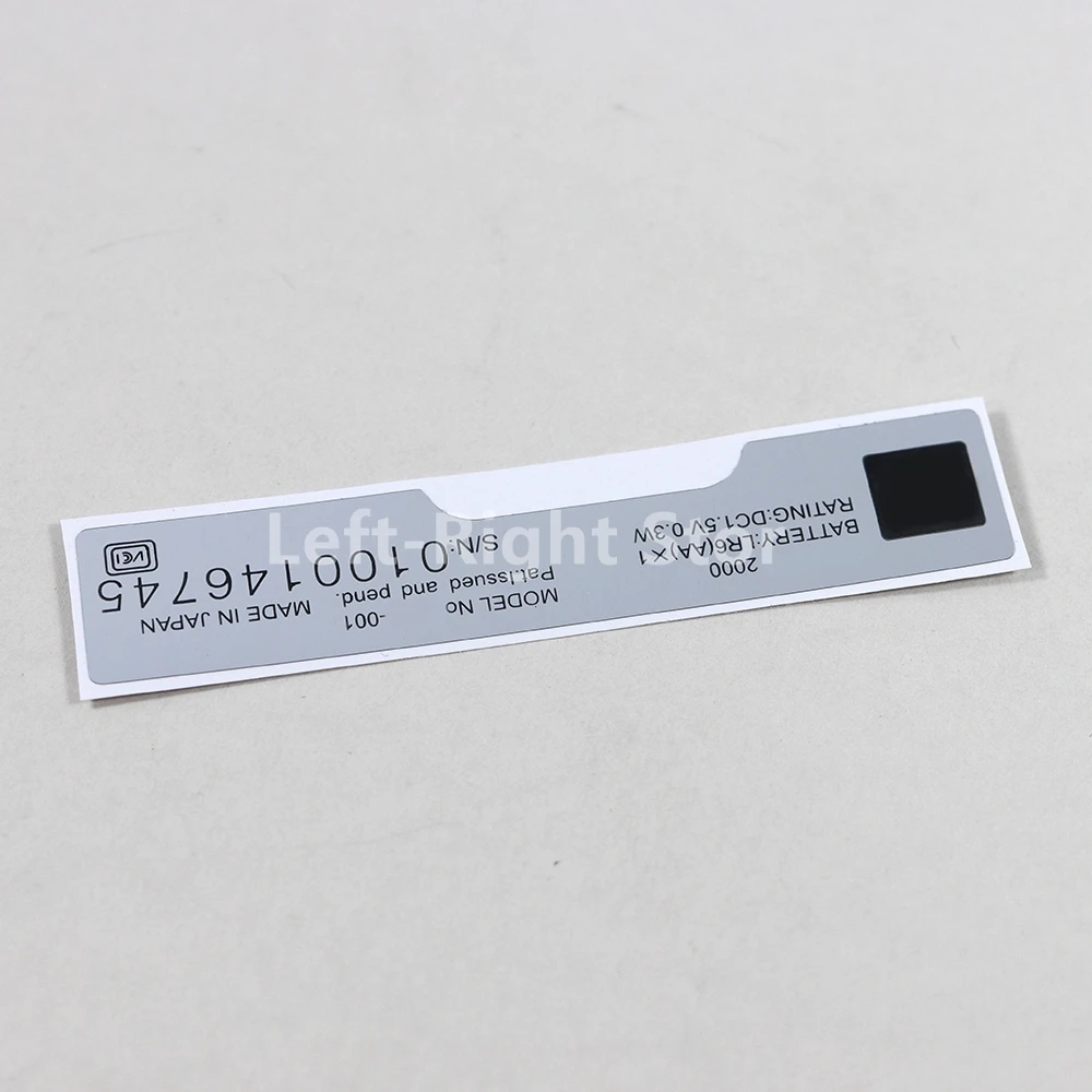 2 uds nueva etiqueta adhesiva de consola para consola WSCC para pegatinas de cubierta trasera de consola WSC - imagen 4