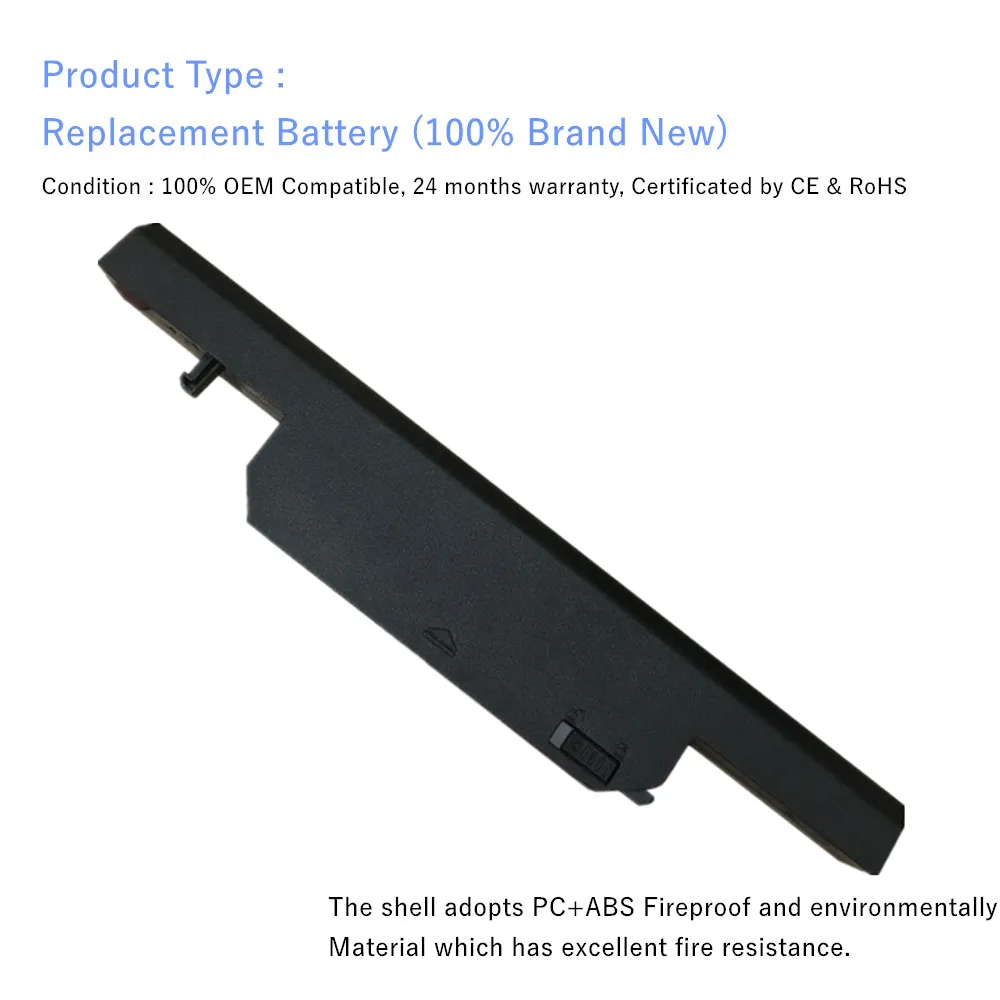 Batería de ordenador portátil de 6 celdas para Clevo W650BAT-6 6-87-W650-4E42 K590C-I3 K610C-I5 K570N-I3 K710C-I7 G150S K650D K750D K4 K5 P4 - imagen 4