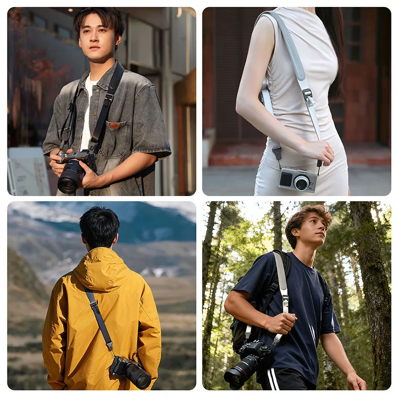 Ulanzi CSS1 correa de hombro para cámara U-Snap hebillas de liberación rápida para Canon Sony Fuji Nikon soporte 60Kg accesorios de correa de cámara - imagen 5