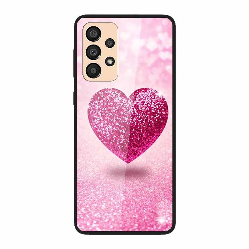 Funda de vidrio templado para teléfono móvil, cubierta protectora A la moda para Samsung Galaxy A33, A53, A73, 5G - imagen 3