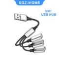3 In 1 USB A 0.25m