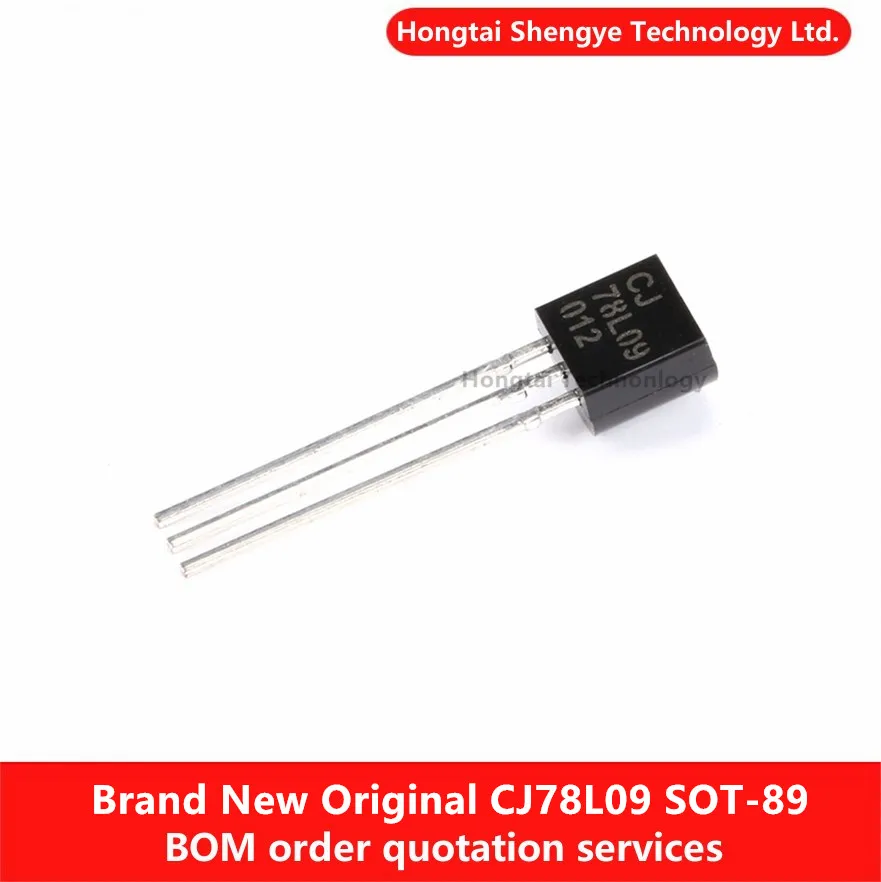 20 piezas nuevo genuino CJ78L09 insertado directamente TO-92 0.1A/9V/0.625W circuito regulador de voltaje