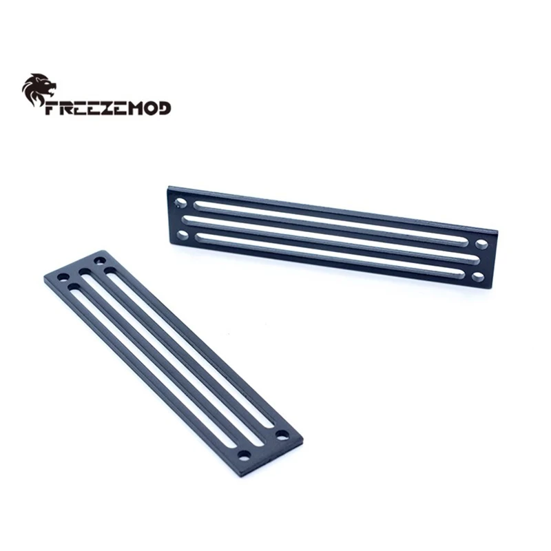 FREEZEMOD Soporte Tanque Agua Redondo con Abrazadera Ajustable Negra - imagen 2