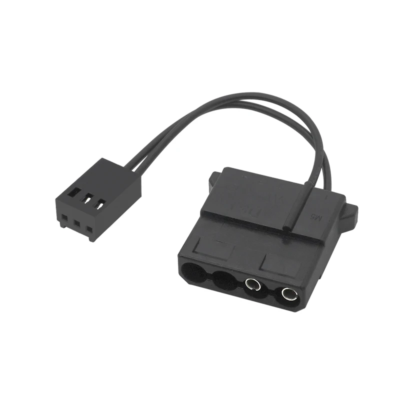 Cabeza hembra de 4 pines a 3 pines para evitar el problema del ventilador conectado al regulador de la interfaz grande 4P, 9cm