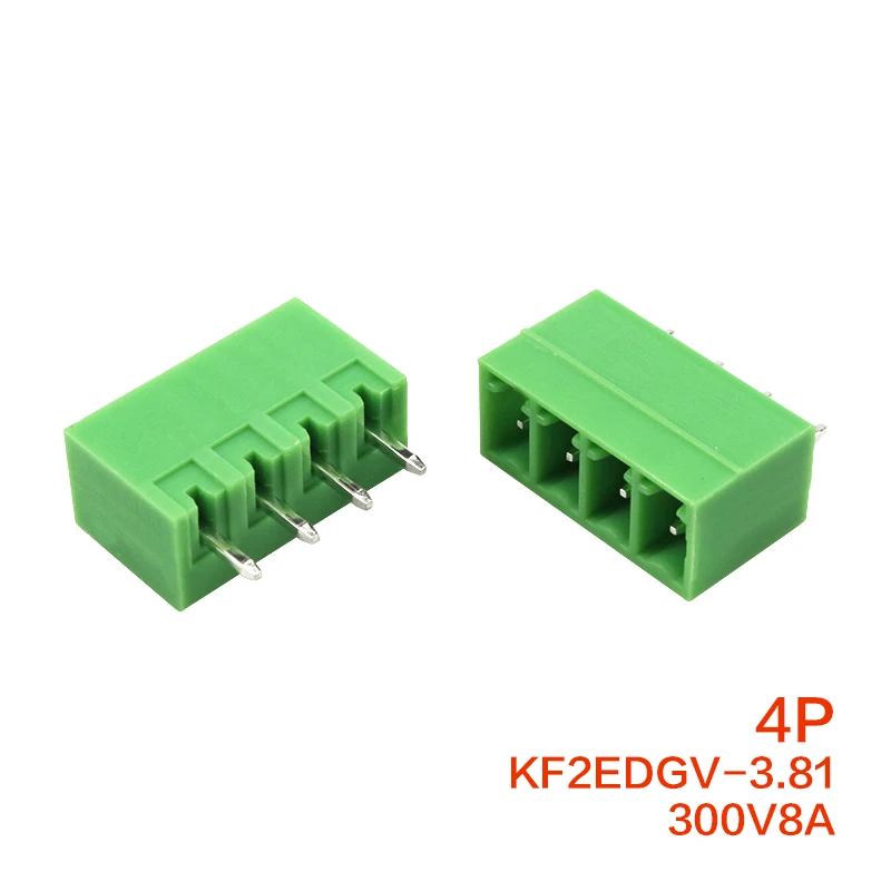 Enchufe de Pin recto KF2EDGV, espaciado de 3,81 MM, 2P, 3P, 4P, 5P, 6P, 7P, 8P, 9P, 10P, 11P, 12P aplicable al enchufe KF2EDGK - imagen 3