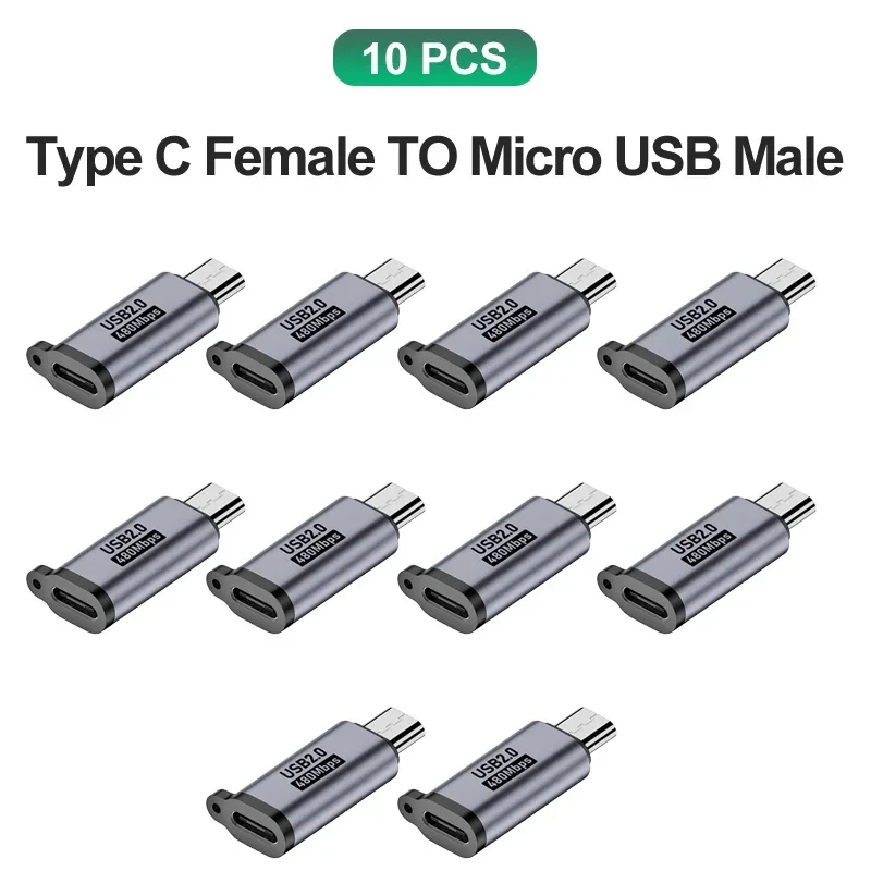 10x C to MicroUSB